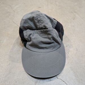 VTG 90s Columbia Strap Back Hat OSFM Gray Green Vented